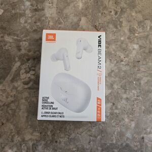 JBL Vibe Beam 2 True Wireless Earbuds - White
